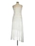 Unbranded 100% Polyester Ivory Cocktail Dress Size XL - photo 2