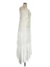 Unbranded 100% Polyester Ivory Cocktail Dress Size XL - photo 4