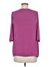 Violet & Claire 100% Polyester Purple 3/4 Sleeve Blouse Size M - photo 2
