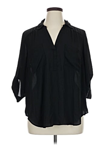 Torrid 3/4 Sleeve Blouse (view 1)
