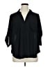 Torrid 100% Polyester Black 3/4 Sleeve Blouse Size 1X Plus (1) - photo 1
