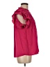 Assorted Brands 100% Polyester Burgundy Short Sleeve Blouse Size M - photo 4