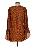 CAbi Orange Long Sleeve Blouse Size S - photo 2