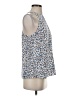 Joie 100% Polyester Blue Sleeveless Blouse Size S - photo 4