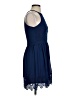 Francesca's 100% Polyester Blue Cocktail Dress Size XS - photo 4
