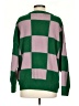 Motel Checkered-gingham Green Pullover Sweater Size S - photo 2