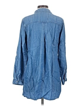 Side Stitch Long Sleeve Button-Down Shirt (view 2)