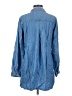 Side Stitch 100% Lyocell Blue Long Sleeve Button-Down Shirt Size XS - photo 2
