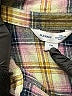 Old Navy 100% Cotton Plaid Green 3/4 Sleeve Button-Down Shirt Size XXL - photo 7