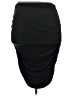 Forever 21 Plus Solid Black Casual Skirt Size 2X Plus - photo 2
