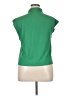 Ann Taylor Green Short Sleeve Top Size XL - photo 2