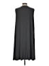 Eileen Fisher Solid Gray Casual Dress Size L - photo 2