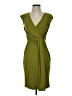 Adrienne Vittadini Solid Green Cocktail Dress Size 4 - photo 1