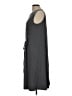 Eileen Fisher Solid Gray Casual Dress Size L - photo 5