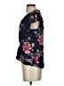 Joie 100% Other Floral Black Short Sleeve Blouse Size XS - photo 5