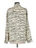 Ascot and Hart 100% Polyester Animal Print Ivory Long Sleeve Blouse Size M - photo 2