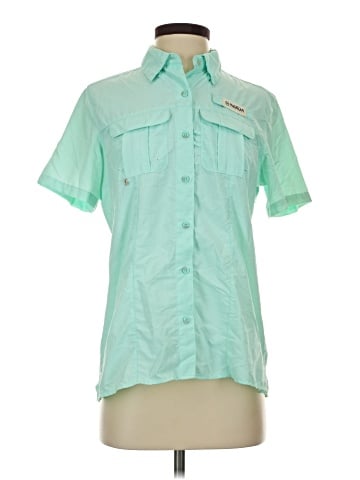 Magellan Outdoors Short Sleeve Blouse (view 1)
