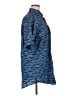 IZOD 100% Polyester Paisley Blue Short Sleeve Blouse Size XL (tall) - photo 4