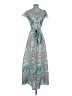 Unbranded Paisley Teal Casual Dress Size S - photo 2