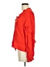 Alexis 100% Viscose Red Long Sleeve Blouse Size M - photo 5