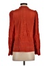J. Peterman 100% Viscose Orange Long Sleeve Blouse Size XS - photo 2