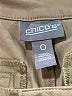 Chico's Solid Tan Khaki Shorts Size S - photo 3