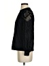 Sandro 100% Cotton Black Long Sleeve Top Size S (estimated) - photo 5