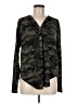 Socialite Camo Black Long Sleeve Blouse Size M - photo 1