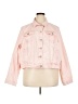 Torrid Pink Denim Jacket Size 2X Plus (2) - photo 1