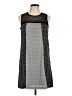 Xhilaration Houndstooth Black Casual Dress Size L - photo 1
