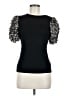 Gracia Black Short Sleeve Top Size M - photo 1