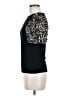 Gracia Black Short Sleeve Top Size M - photo 5
