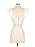 Shein 100% Cotton White Short Sleeve Top Size S - photo 2
