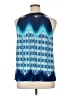 AB Studio Blue Sleeveless Blouse Size XL - photo 2