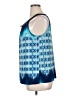 AB Studio Blue Sleeveless Blouse Size XL - photo 5