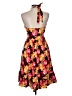 Lindy Bop Floral Yellow Cocktail Dress Size 6 - photo 2