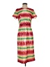J.Crew 100% Polyester Tie-dye Red Casual Dress Size 0 - photo 1