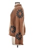 Unbranded 100% Polyester Floral Brown Turtleneck Sweater Size M - photo 5