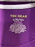 Tek Gear 100% Polyester Color Block Purple Short Sleeve T-Shirt Size 10 - 12 - photo 4