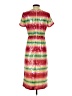 J.Crew 100% Polyester Tie-dye Red Casual Dress Size 0 - photo 2