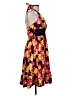 Lindy Bop Floral Yellow Cocktail Dress Size 6 - photo 4
