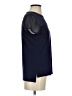 H&M 100% Polyester Blue Short Sleeve Blouse Size S - photo 4