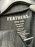 Feathers Black Sleeveless Turtleneck One size - photo 7