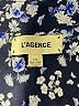 L'Agence 100% Viscose Floral Blue Long Sleeve Blouse Size Lg (3) - photo 7