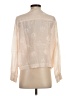 J. Peterman 100% Viscose Ivory Long Sleeve Blouse Size XS - photo 2