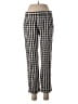 Uniqlo 100% Cotton Checkered-gingham Silver Ivory Casual Pants Size 3 - photo 1