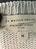 LA MAILLE SEZANE Paris Stripes Ivory Pullover Sweater Size M - photo 7