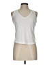 Athleta White Sleeveless T-Shirt Size L - photo 1
