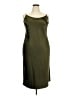 Assorted Brands Solid Green Casual Dress Size XXL - photo 1