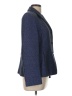 Doncaster Collection 100% Cupro Solid Blue Blazer Size 10 - photo 4
